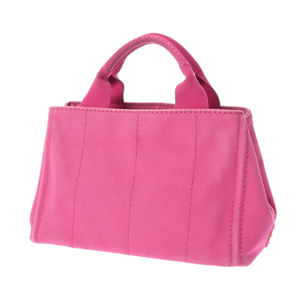 Prada Tote 2way Blue Denim Canapa Handbag Blue